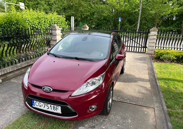 Ford Fiesta cena 16900 przebieg: 164917, rok produkcji 2008 z Grudziądz małe 56